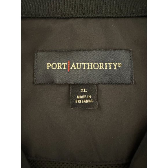 Port Authority Half Zip‎ Windbreaker Mens XL Navy/Green Pullover Casual Athletic - Picture 4 of 14